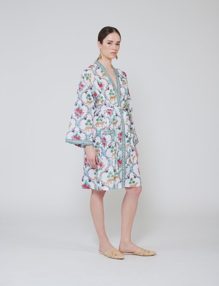 Elina Short Kimono