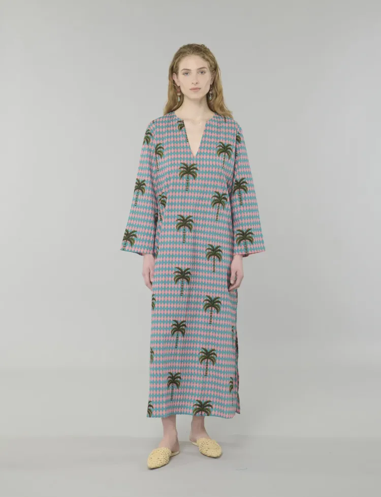 Samira Exotic Palm Print