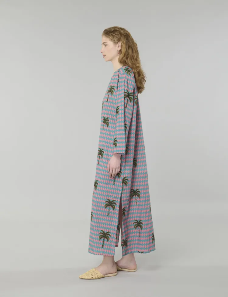 Samira Exotic Palm Print