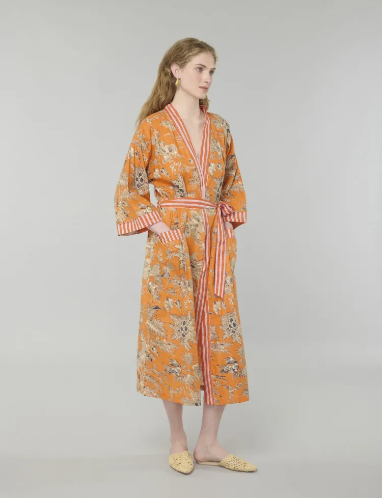 Sunlit Fern Kimono