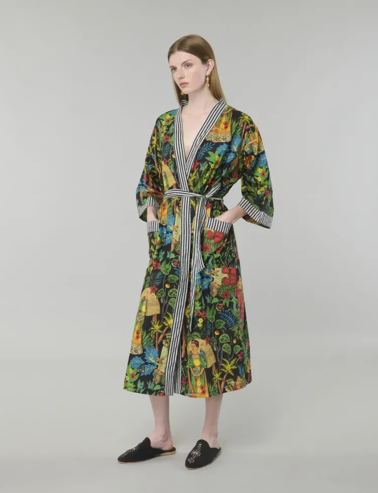 Frida Kimono in Noir