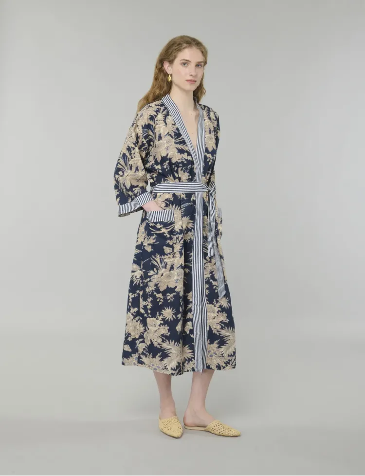 Blue Canopy Kimono