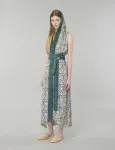 Hooded Lattice Dress