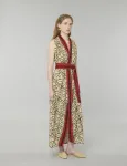 Hooded Lattice Dress