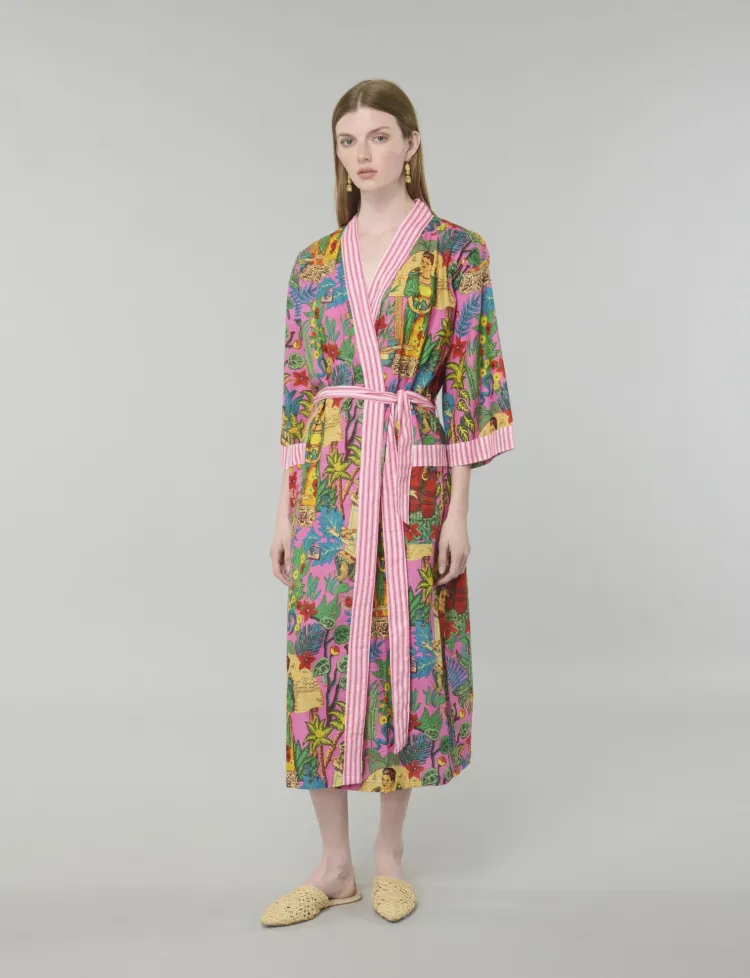 Corazon Rosa Kimono