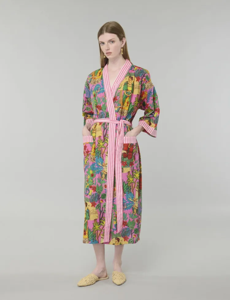 Corazon Rosa Kimono