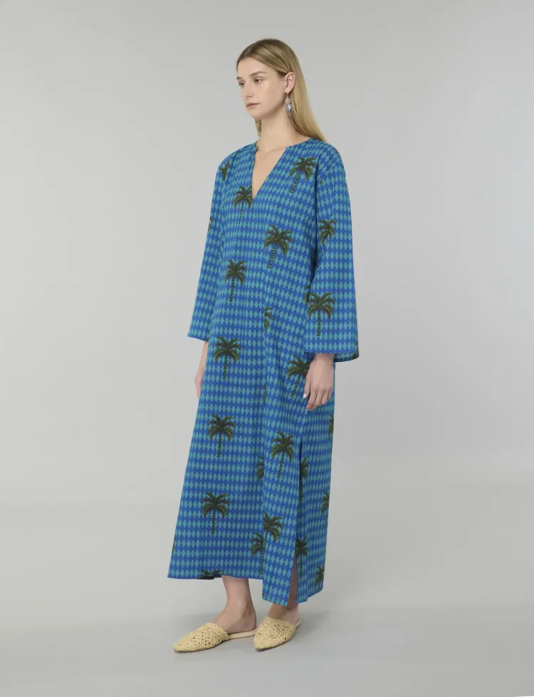 Samira Exotic Palm Print