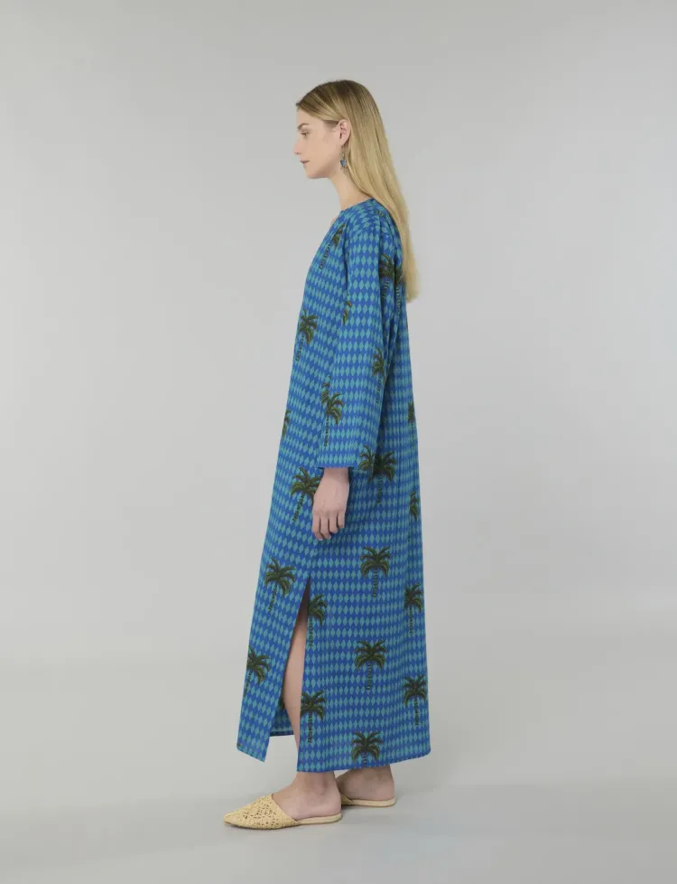 Samira Exotic Palm Print