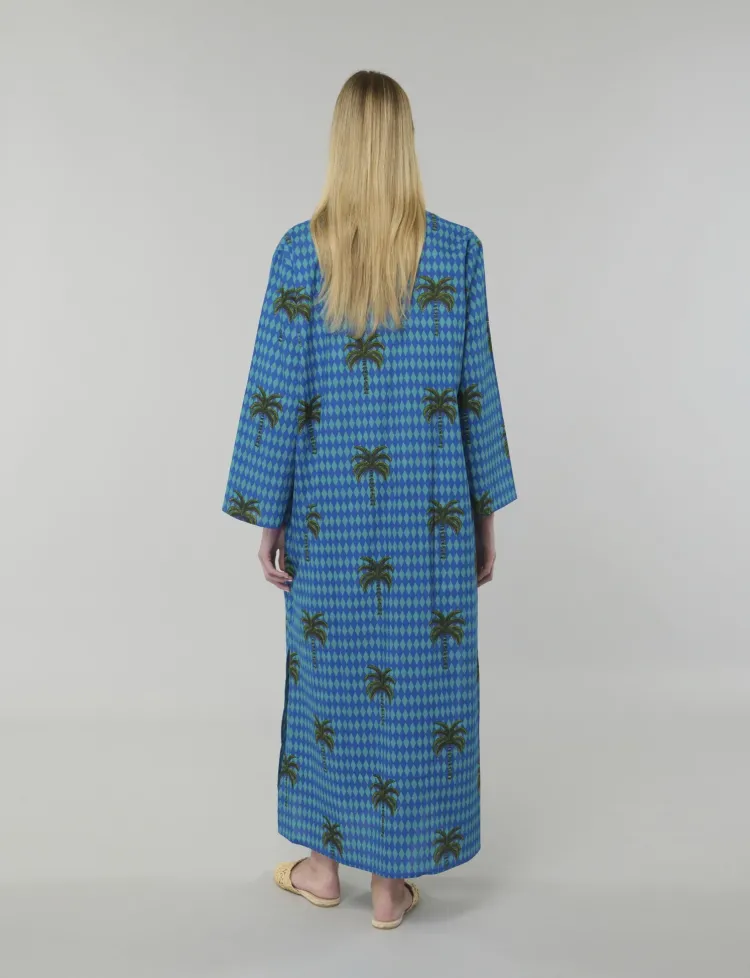 Samira Exotic Palm Print