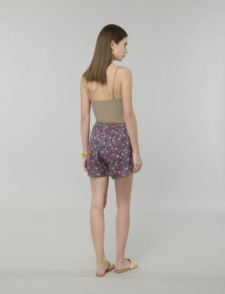 Plum Bloom Shorts