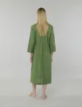 Artisan Cotton Midi Dress