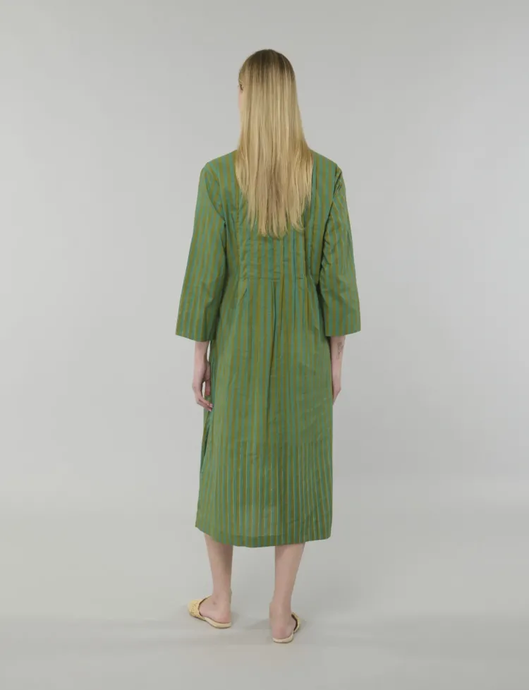 Artisan Cotton Midi Dress