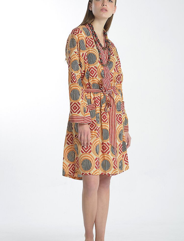 Maputo African Print Kimono