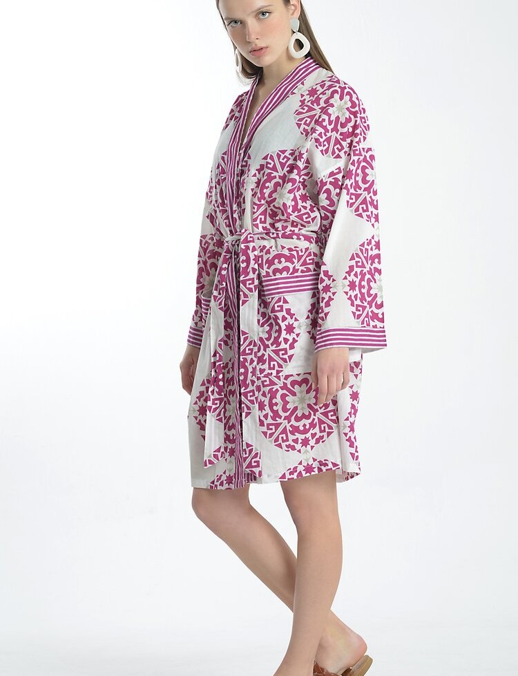 Suzani Print Kimono