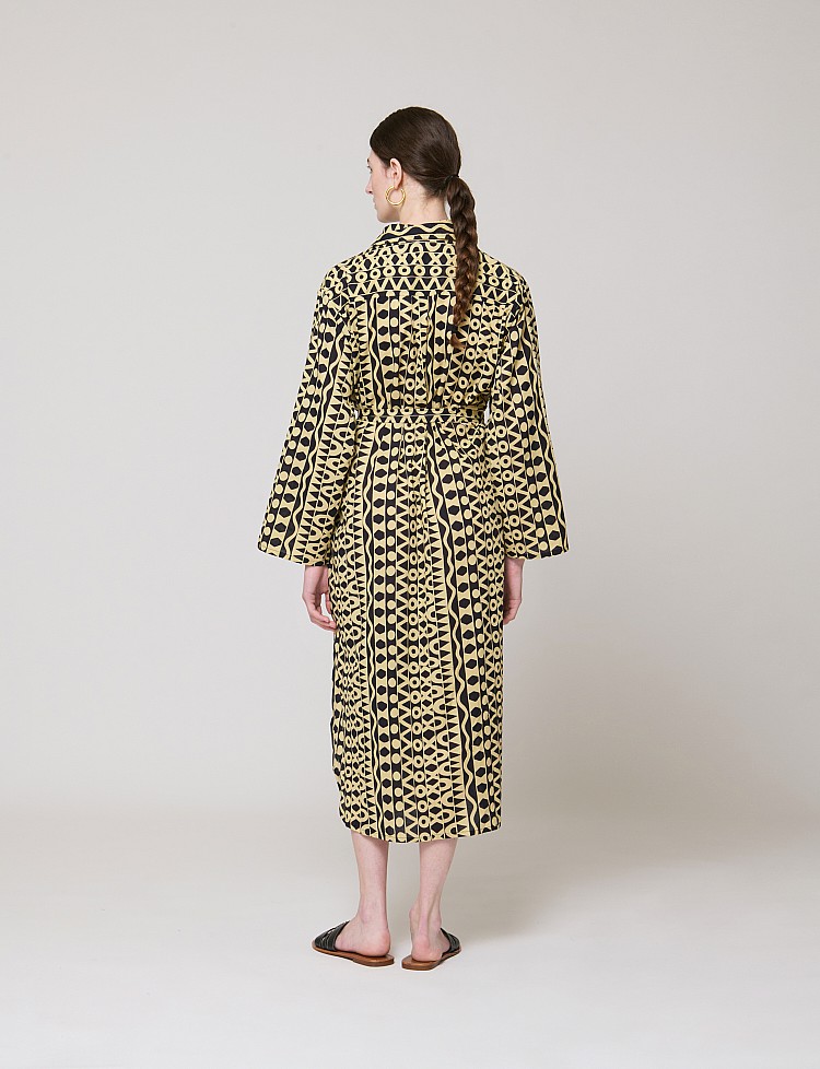 Colonial Print Kimono