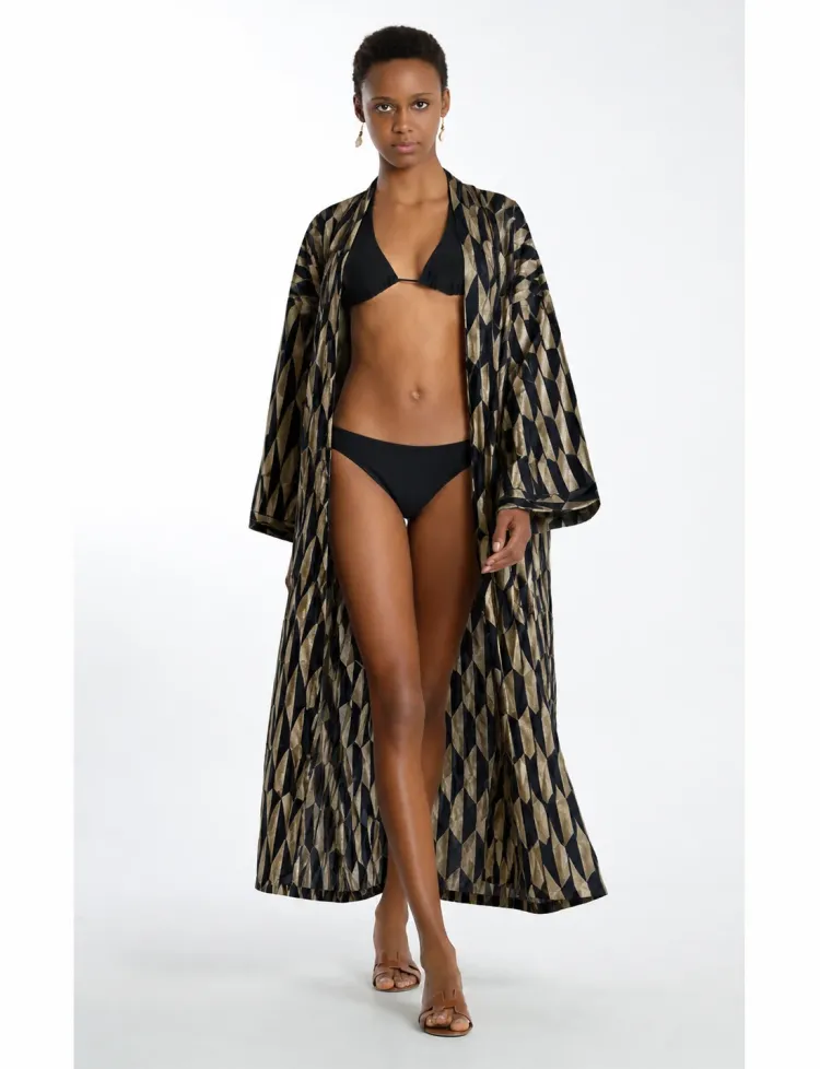 Golden Blade Long Kimono