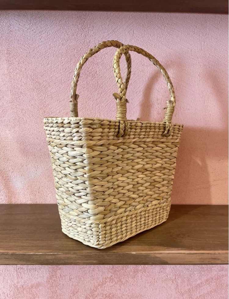 Morning Coffee Straw Woven Bag