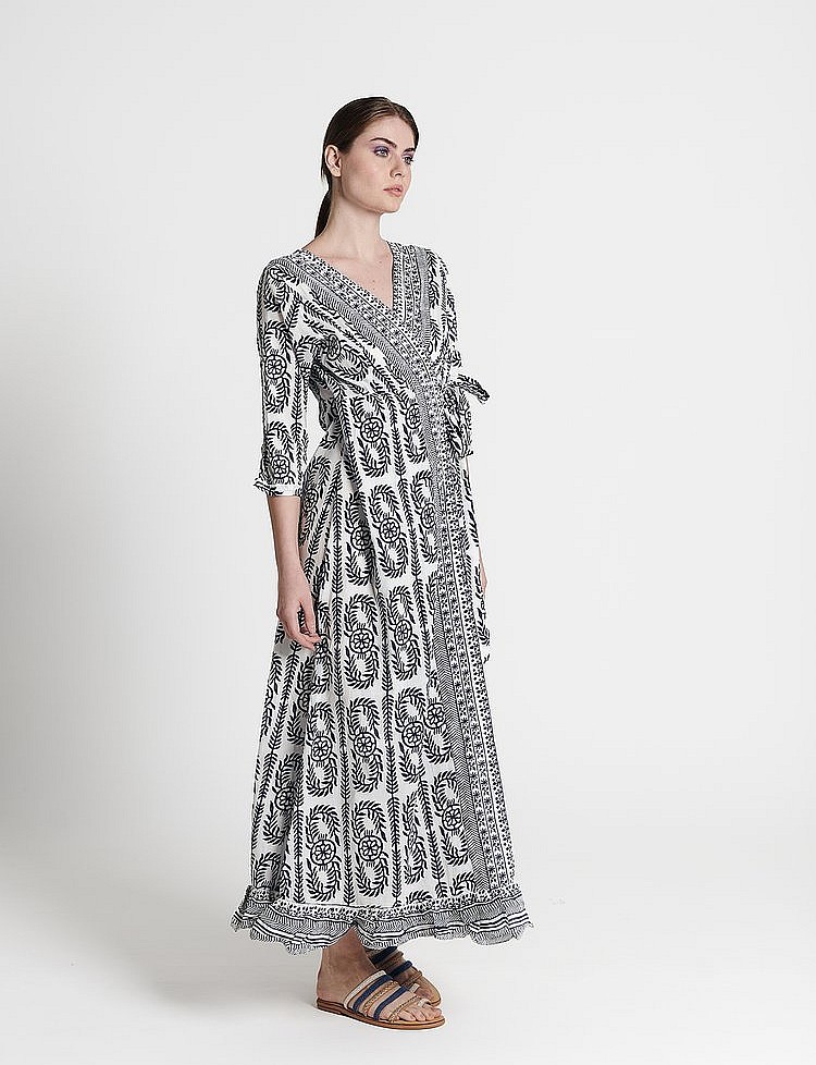 Caspian Wrap Dress