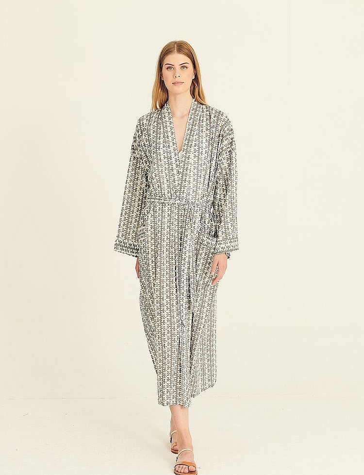 Filiz Print Kimono