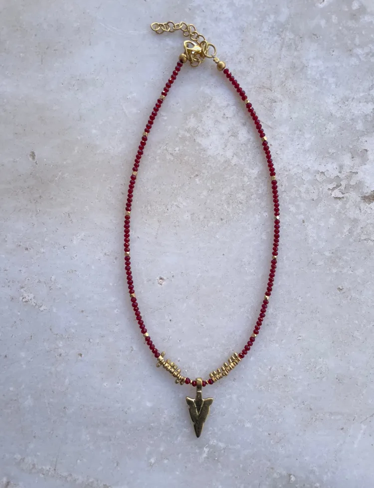 Spear Boho necklace