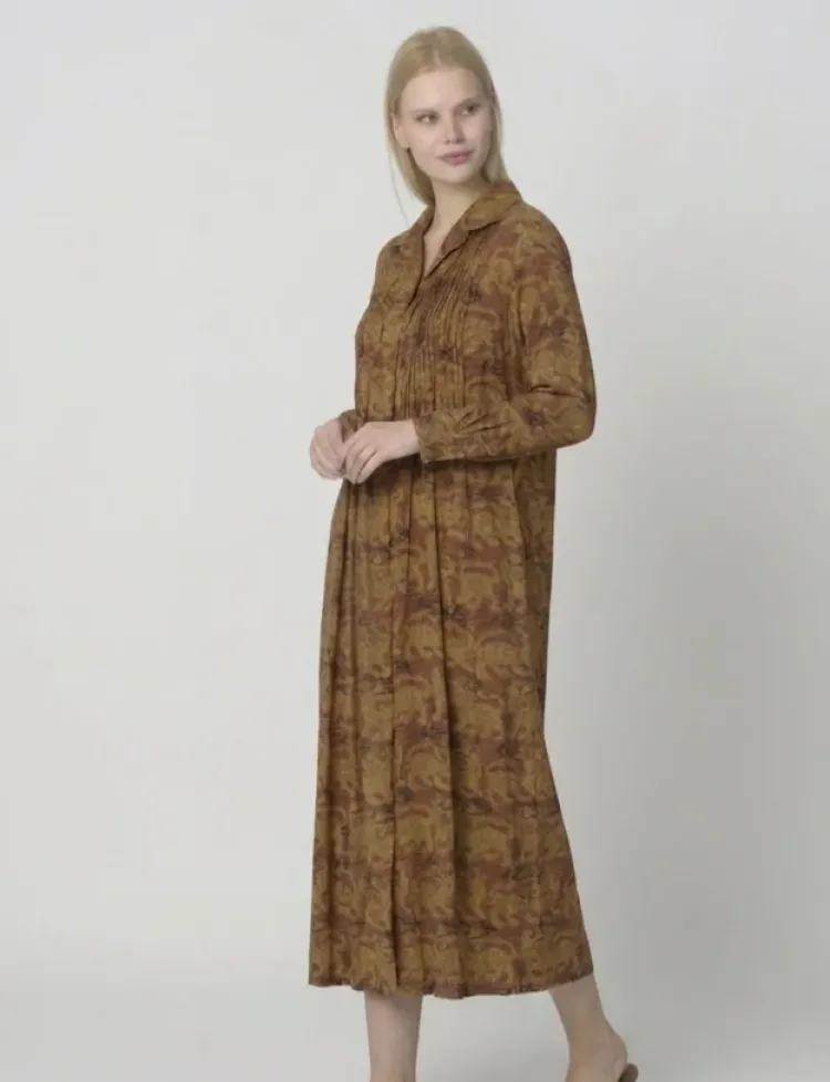 Tiger Long Sleeveless Dress