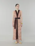 Hooded Lattice Dress
