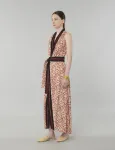 Hooded Lattice Dress