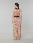 Hooded Lattice Dress