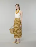 The Gold and Bronze straw bag