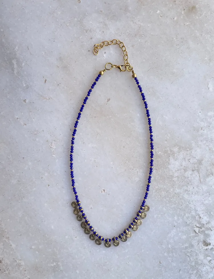 Sunlit beads necklace