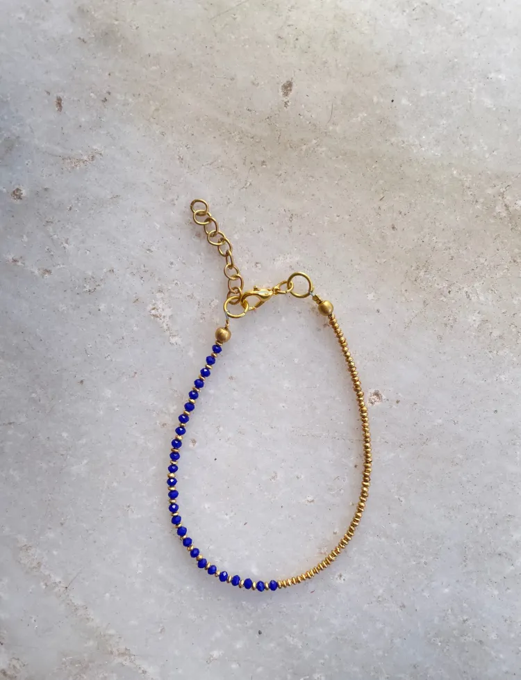 Aurora Beaded anklet