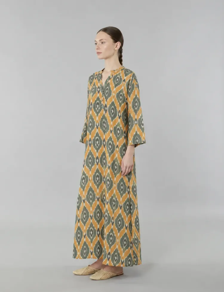 Ikat Maxi Dress