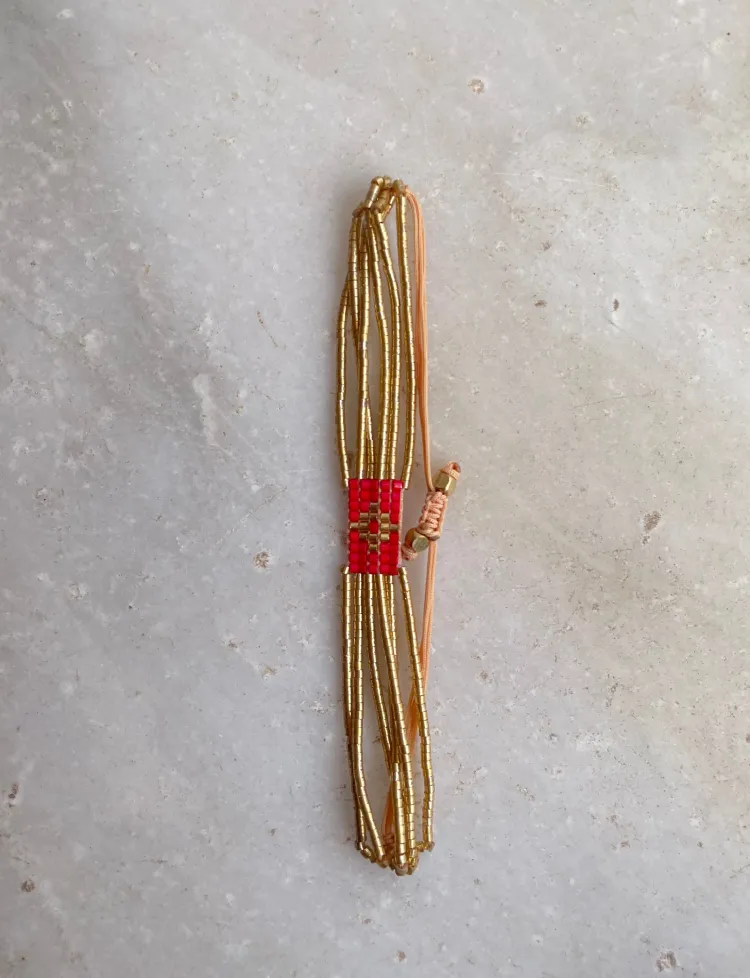 Golden Cross Bracelet