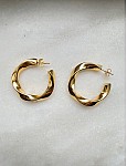 Vintage Twisted Hoops