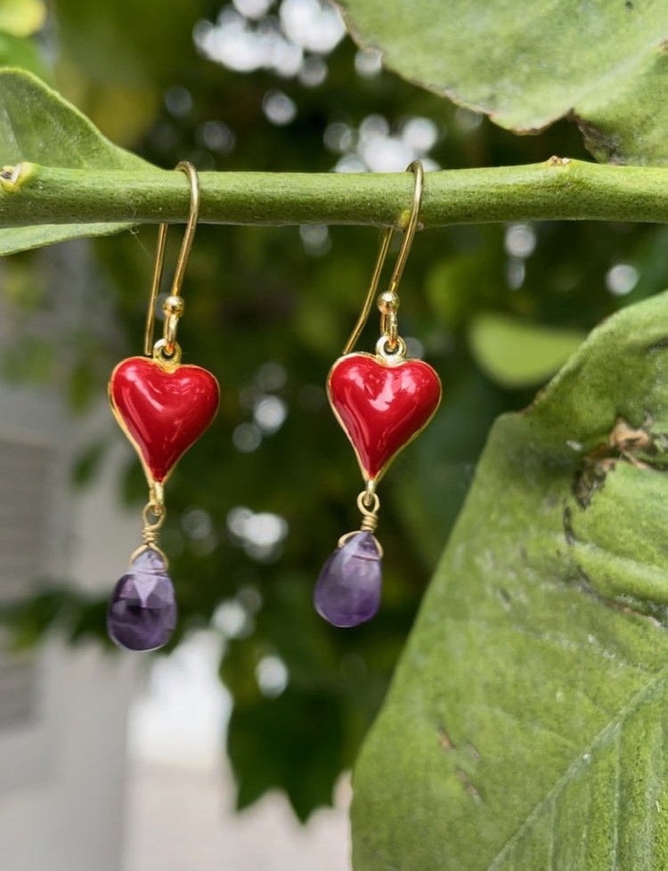 Heart earrings