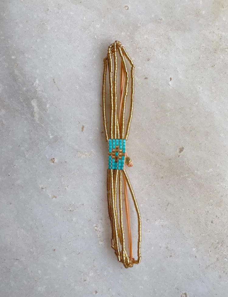 Golden Cross Bracelet