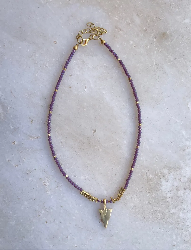 Spear Boho necklace