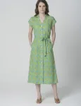Turquoise & Sunshine Dress
