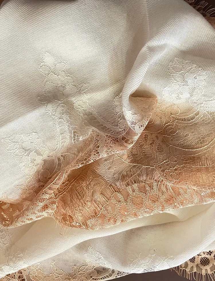 The Lace Bordered Scarf