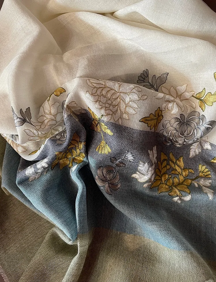 The Striped Spring Scarf