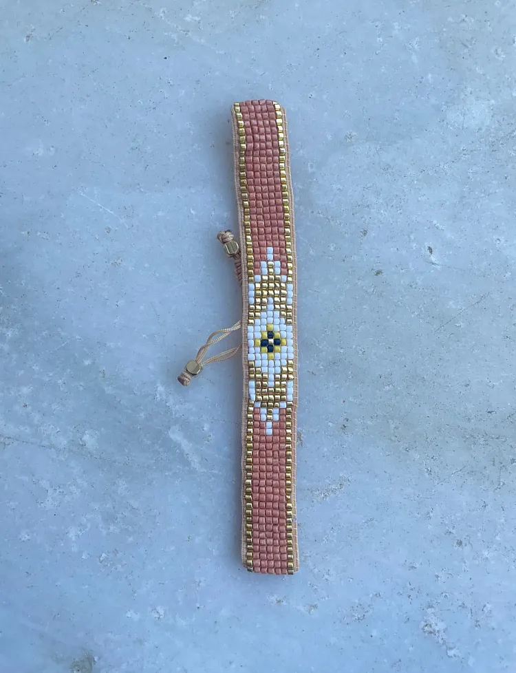 The Beaded Evil Eye bracelet