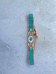 The Beaded Evil Eye bracelet