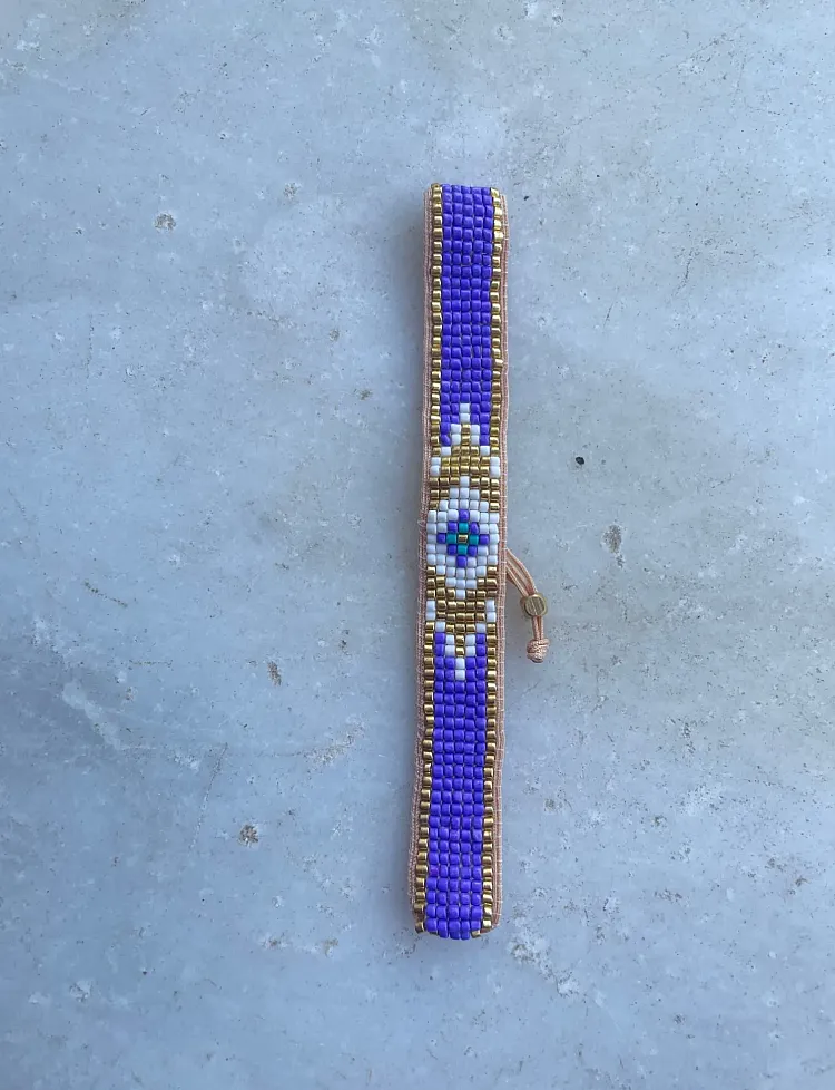The Beaded Evil Eye bracelet