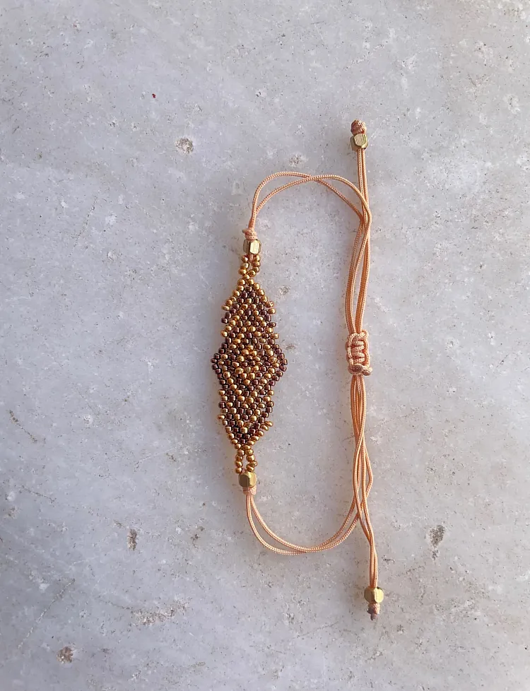 Beaded Rhombus bracelet
