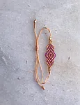 Beaded Rhombus bracelet