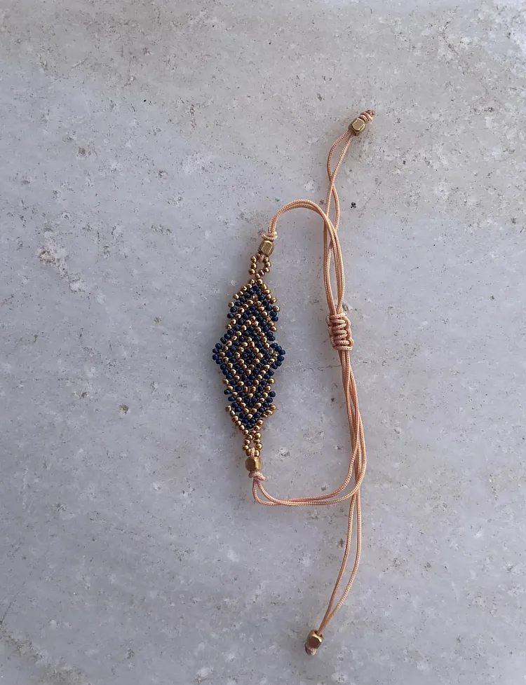 Beaded Rhombus bracelet