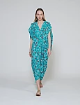 Amida Dress With Tucan Print Amida Dress With Tucan Print