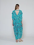 Amida Dress With Tucan Print Amida Dress With Tucan Print