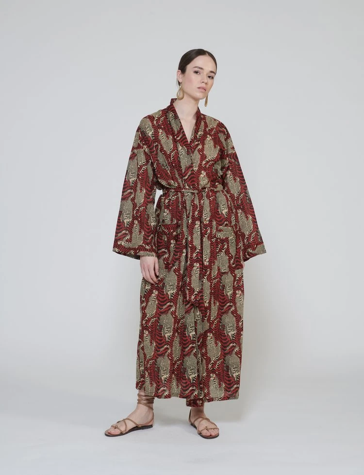 Tiger Long Kimono Tiger Long Kimono