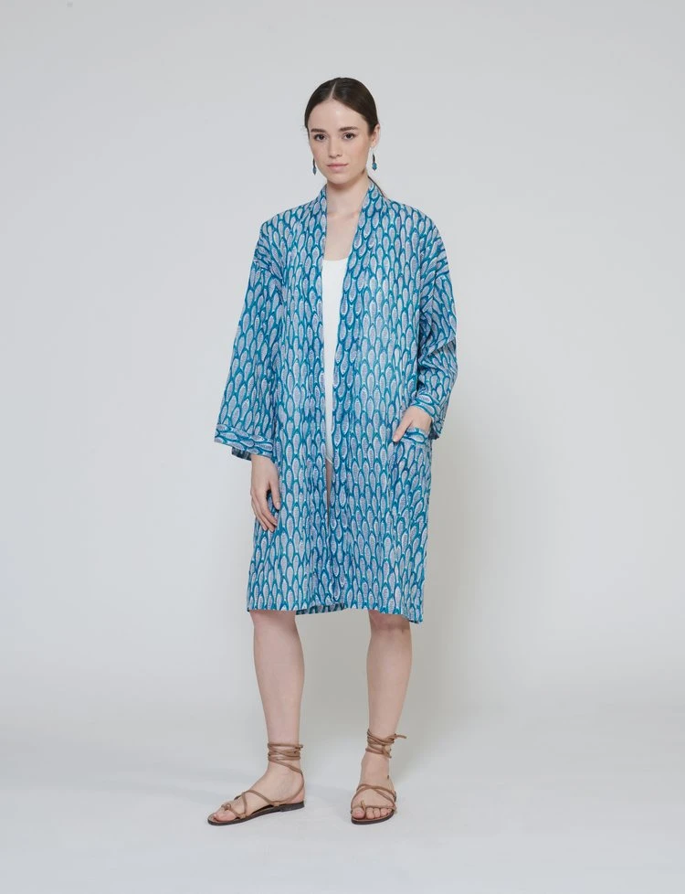 Fish Short Kimono Fish Short Kimono